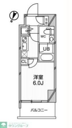 ジェノヴィア綾瀬スカイガーデンの物件間取画像